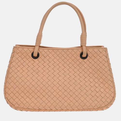 Bottega Veneta Light Pink Intrecciato Tote Handbag - Bottega Veneta - Modalova