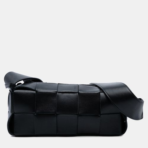 Bottega Veneta Black Small Lambskin Intrecciato Brick Cassette - Bottega Veneta - Modalova