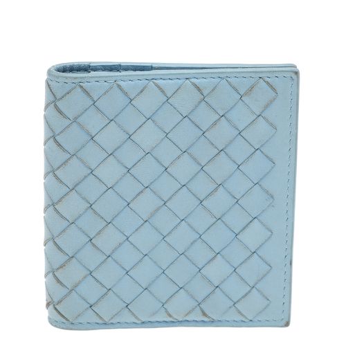 Bottega Veneta Light Blue Intrecciato Leather Wallet - Bottega Veneta - Modalova