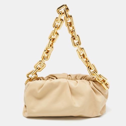 Bottega Veneta Beige Leather The Chain Pouch Bag - Bottega Veneta - Modalova