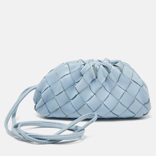 Bottega Veneta Blue Intrecciato Leather Wristlet Coin Purse - Bottega Veneta - Modalova