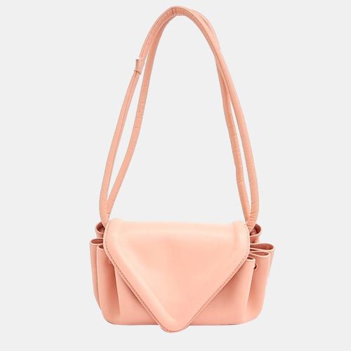 Bottega Veneta Pink Calfskin Beak Shoulder Bag - Bottega Veneta - Modalova