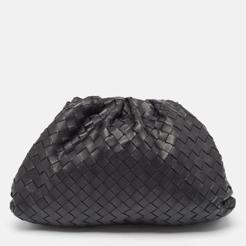 Intrecciato Leather The Pouch Clutch - Bottega Veneta - Modalova