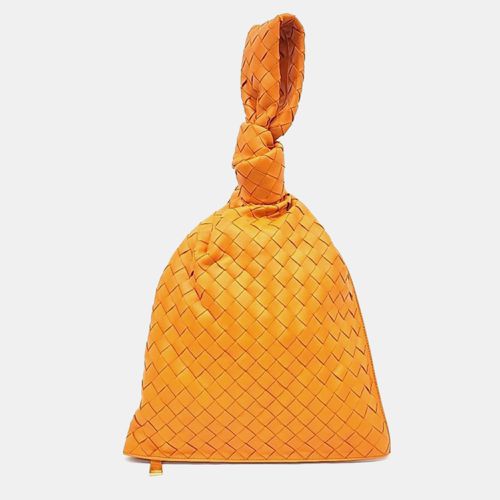 Bottega Veneta Orange Leather BV Twist Top Handle Bag - Bottega Veneta - Modalova