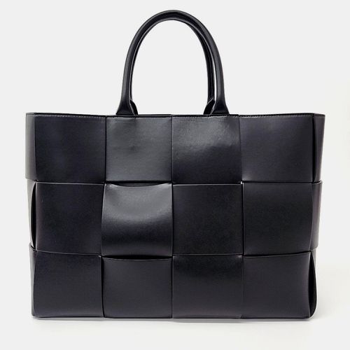 Bottega Veneta Black Leather Medium Arco Tote Bag - Bottega Veneta - Modalova