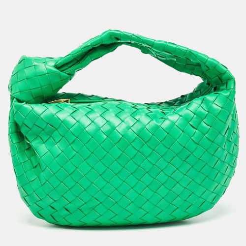 Bottega Veneta Green Intrecciato Leather Teen Jodie Hobo - Bottega Veneta - Modalova