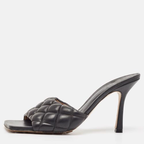 Bottega Veneta Black Leather Lido Slide Sandals Size 39 - Bottega Veneta - Modalova