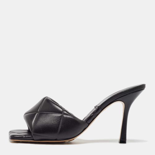 Bottega Veneta Black Leather Lido Slide Sandals Size 40 - Bottega Veneta - Modalova