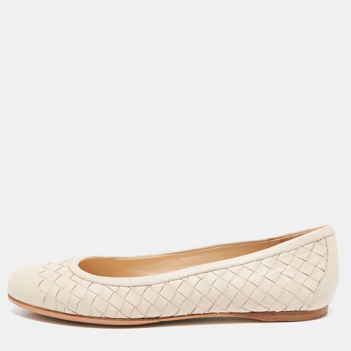 Bottega Veneta Light Pink Intrecciato Leather Ballet Flats Size 36.5 - Bottega Veneta - Modalova