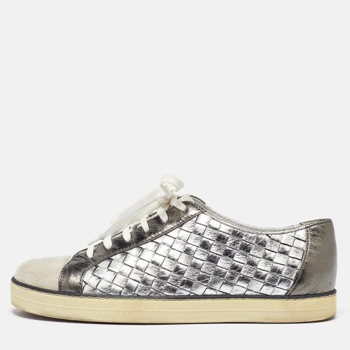 Bottega Veneta Multicolor Intrecciato Leather Sail Sneakers Size 37 - Bottega Veneta - Modalova