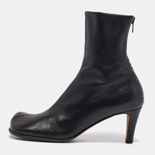 Bottega Veneta Black Leather Ankle Length Boots Size 39 - Bottega Veneta - Modalova