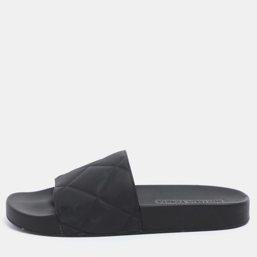 Bottega Veneta Black Quilted Rubber Pool Slides Size 40 - Bottega Veneta - Modalova
