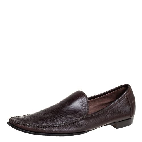 Bottega Veneta Brown Leather Pointed Toe Loafers Size 41 - Bottega Veneta - Modalova