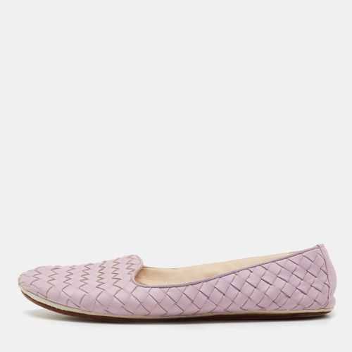 Bottega Veneta Lilac Intrecciato Leather Smoking Slippers Size 36.5 - Bottega Veneta - Modalova