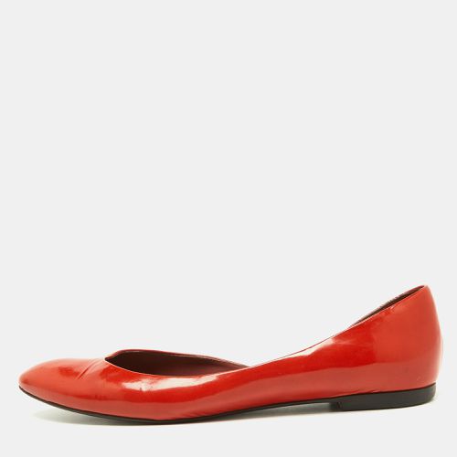 Bottega Veneta Orange Patent Leather Ballet Flats Size 38 - Bottega Veneta - Modalova