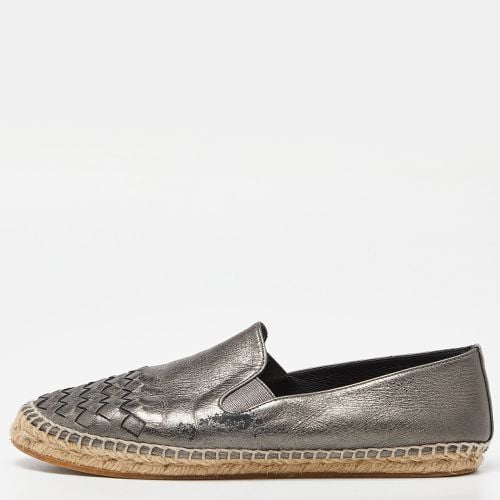 Bottega Veneta Metallic Leather Espadrille Flats Size 39 - Bottega Veneta - Modalova