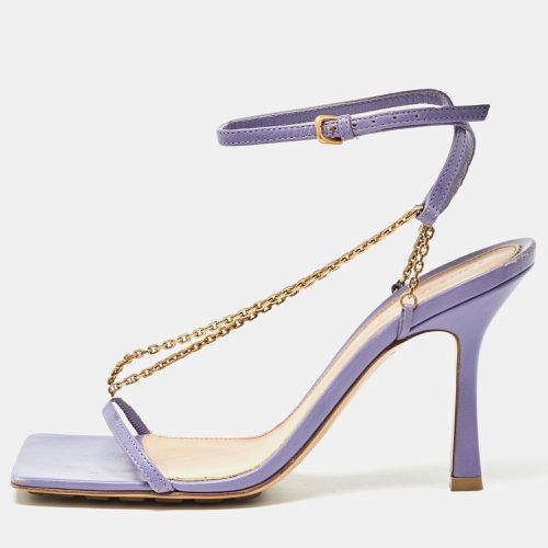 Bottega Veneta Purple Leather Chain Stretch Sandals Size 37 - Bottega Veneta - Modalova