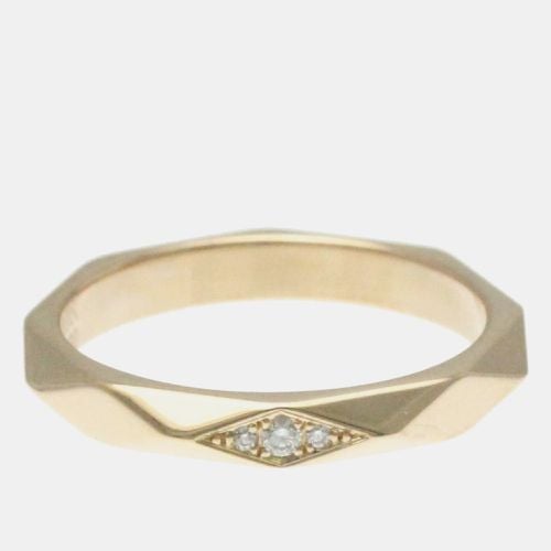 Boucheron 18K Rose Gold Facette Band Ring EU 50 - Boucheron - Modalova