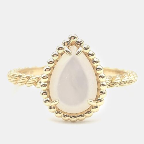 Boucheron 18K Yellow Gold and Mother of pearl Serpent Boheme Ring 54 - Boucheron - Modalova