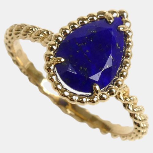 Boucheron 18K YG Yellow Gold Lapis Lazuli Ring Gold Metal - Boucheron - Modalova