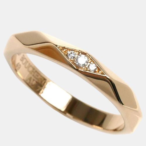 Boucheron 18K Rose Gold 3 Diamond Ring EU 49 - Boucheron - Modalova