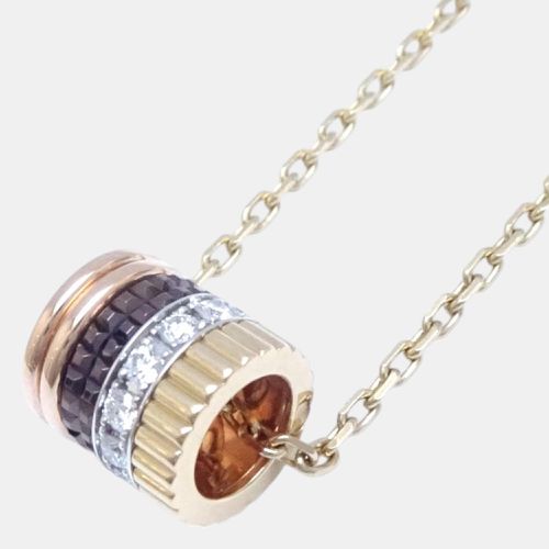 Boucheron 18K Yellow Gold and Diamond Quatre Classic Small Pendant Necklace - Boucheron - Modalova