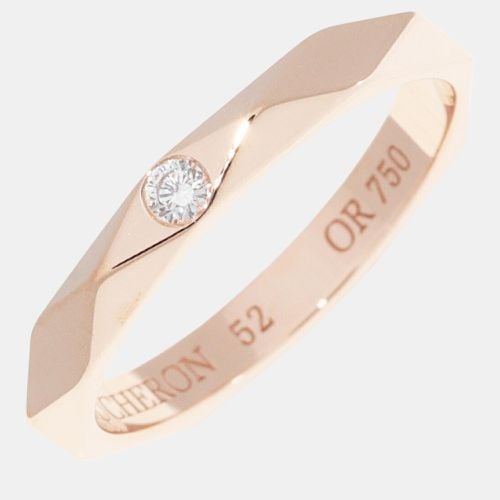 Boucheron 18K Rose Gold and Diamond Ring EU 52 - Boucheron - Modalova