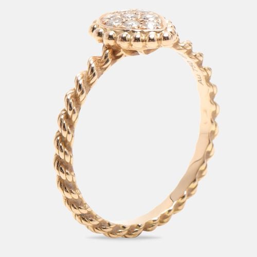 Boucheron Serpent Boheme 18k Yellow Gold And Diamonds S Motif Ring - Boucheron - Modalova