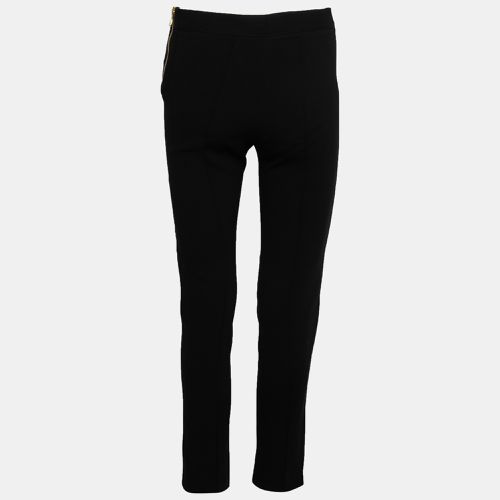 Boutique Moschino Black Crepe Slim Fit Pants XS - Boutique Moschino - Modalova