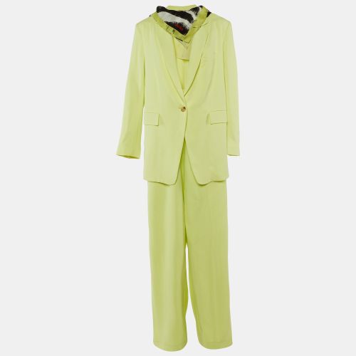 Boss by Hugo Boss Lime Yellow Crepe Jilllam/Tillla Suit Set L - Boss By Hugo Boss - Modalova