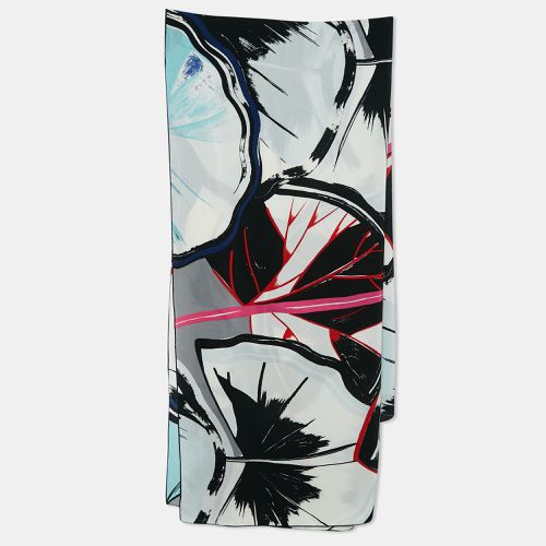 Balenciaga Multicolor Abstract Printed Silk Scarf - Balenciaga - Modalova