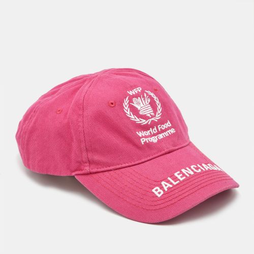 WFP Embroidered Cotton Baseball Cap L - Balenciaga - Modalova