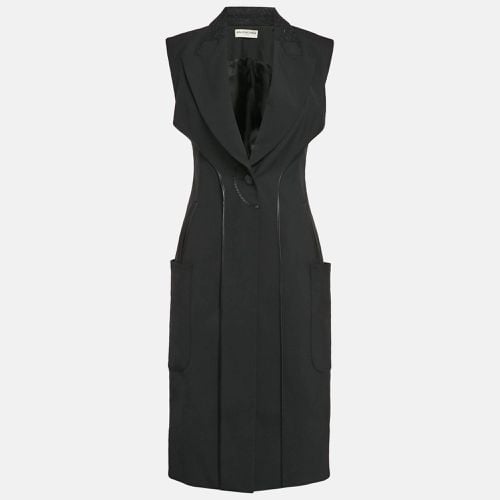 Black Wool Blend Sleeveless Coat S - Balenciaga - Modalova