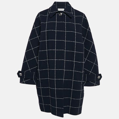 Checkered Wool Mid-Length Coat M - Balenciaga - Modalova