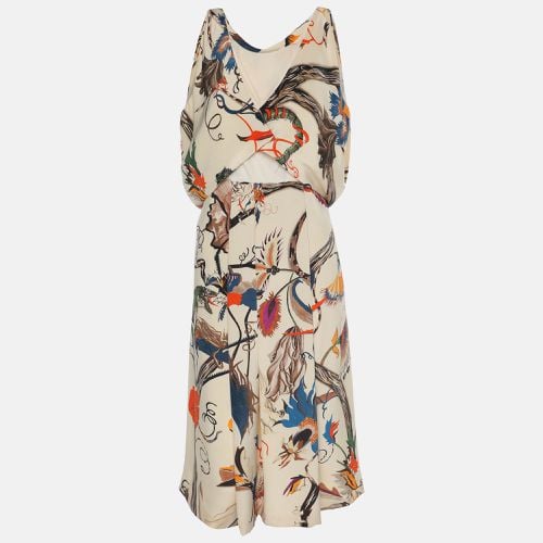 Balenciaga Multicolor Silk Iguana Floral Print Dress M - Balenciaga - Modalova