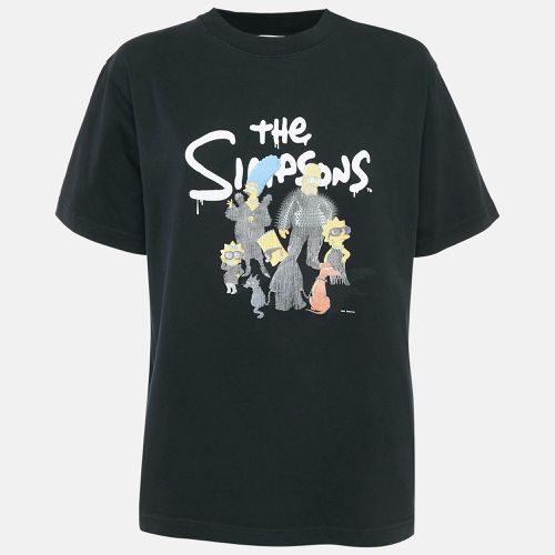 The Simpsons Print Cotton Unifit T-Shirt L - Balenciaga - Modalova