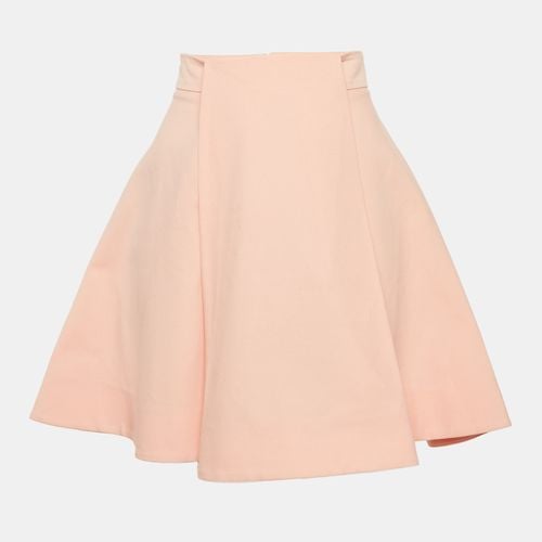 Gabardine Pleated Short Skirt M - Balenciaga - Modalova