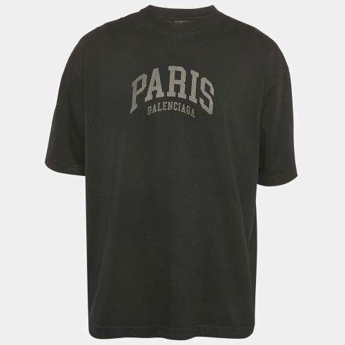 Logo Print Jersey T-Shirt M - Balenciaga - Modalova