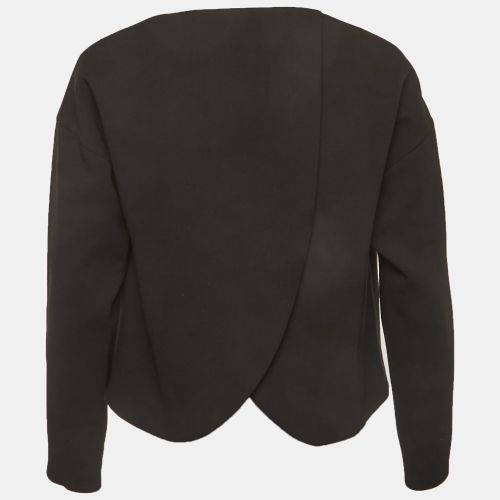Wool Oversized Cropped Jacket S - Balenciaga - Modalova