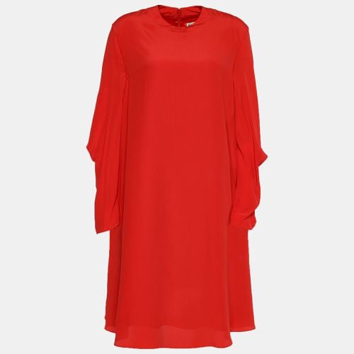 Balenciaga Orange Crepe Oversized Shift Dress S - Balenciaga - Modalova