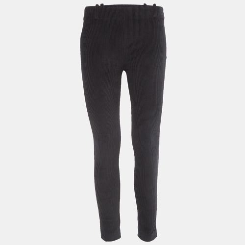 Balenciaga Black Textured Corduroy Slim Fit Trousers S - Balenciaga - Modalova