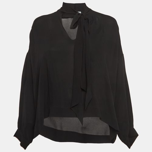 Silk Neck Tie Top S - Balenciaga - Modalova