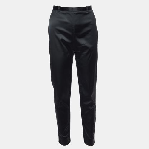 Wool Satin Slim Fit Trousers M/Waist 30" - Balenciaga - Modalova