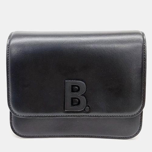 Balenciaga Black Leather B Logo Shoulder Bag - Balenciaga - Modalova