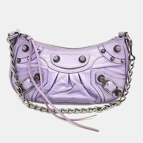 Leather Mini Le Cagole Shoulder Bag - Balenciaga - Modalova