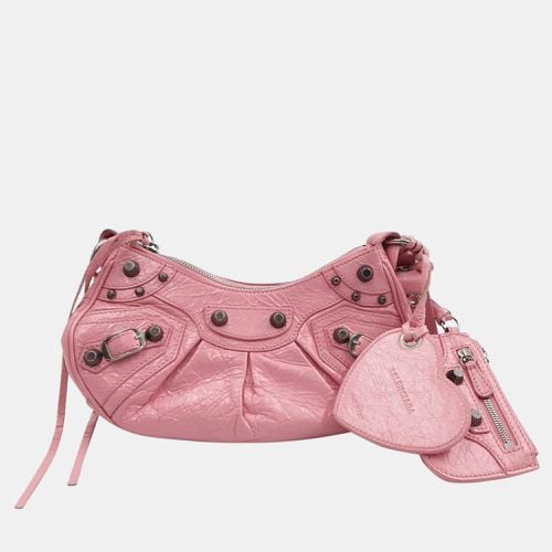 Balenciaga Pink Leather Le Cagole XS Shoulder Bag - Balenciaga - Modalova