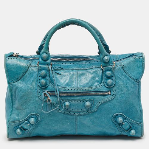 Cyclade Leather Brogues Work Tote - Balenciaga - Modalova