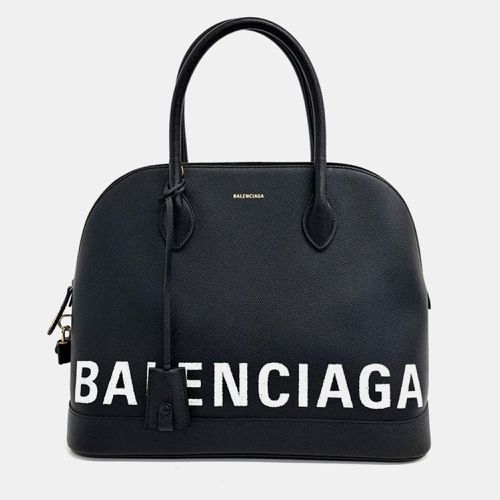 Balenciaga Black Leather Ville Top Handle Bag - Balenciaga - Modalova