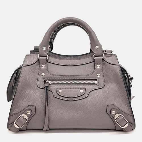 Balenciaga Grey Leather Neo Classic XS Top Handle Bag - Balenciaga - Modalova