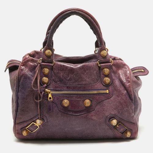 Balenciaga Purple Leather Midday GGH Midday Bag - Balenciaga - Modalova